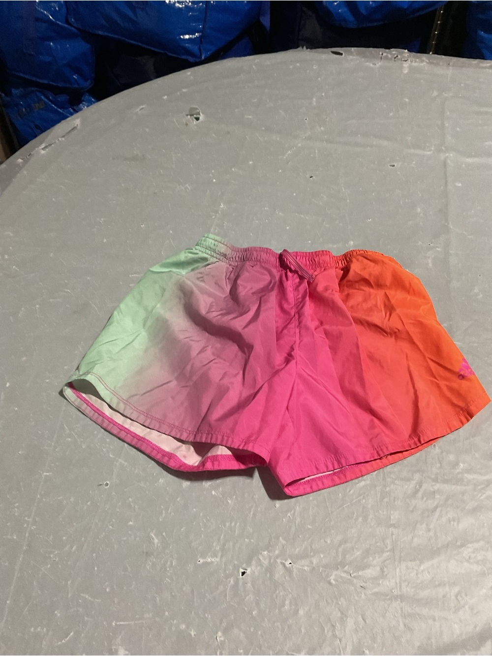 adidas Women’s Ombre Pink to Orange Athletic Shorts
